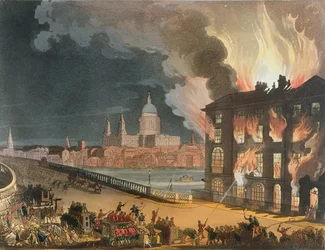 Fire in London, from the 